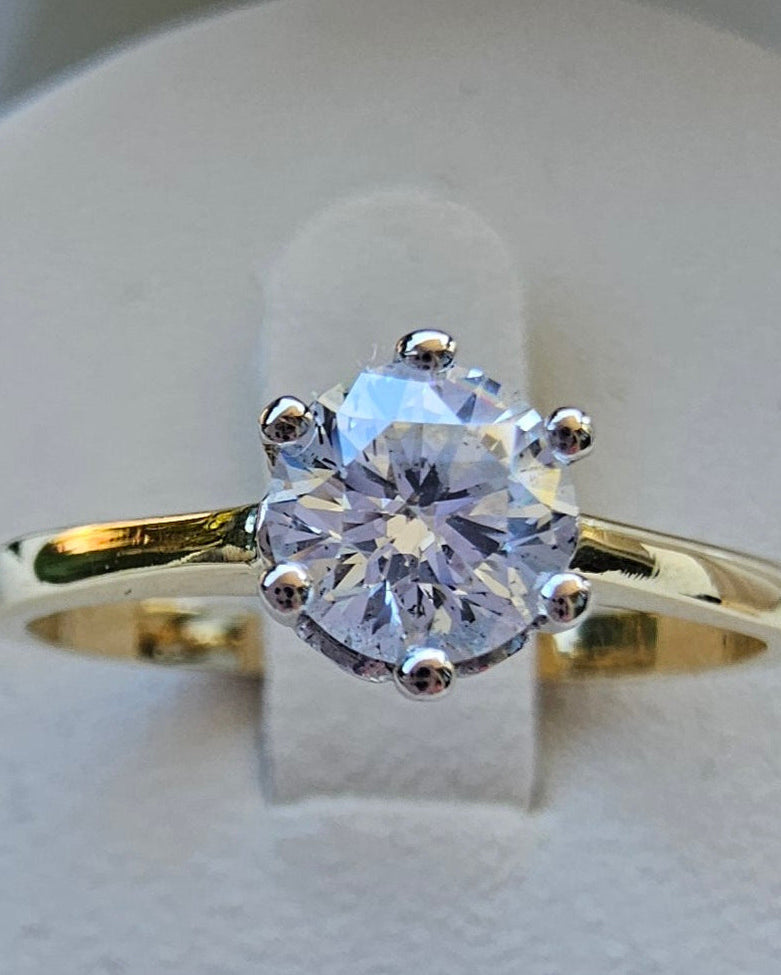 .50 carat Diamond Y/W/G Solitaire Ring