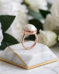 9ct Rose Gold Mabe Pearl Ring