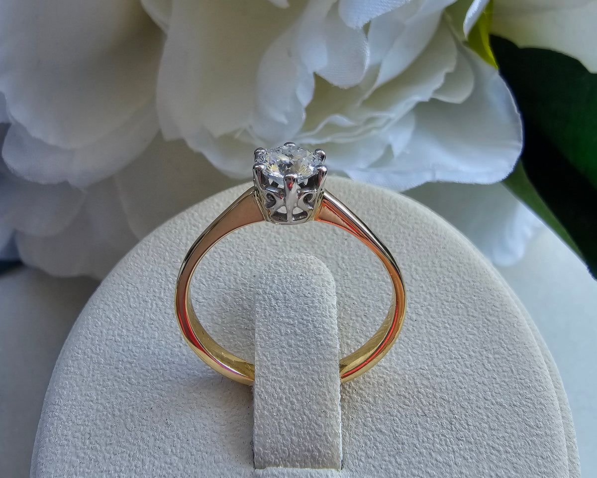 .50 carat Diamond Y/W/G Solitaire Ring